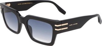 Marc Jacobs Vierkante zonnebril - unisex - Zonnebrillen - Zwart - 52 MM - Accessoires