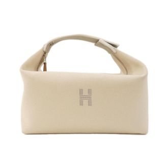 Herm&egrave;s Natural Canvas Pouch (Pre-Owned)