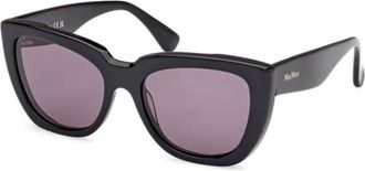 Max Mara Glimpse 4 - Dames - Zonnebrillen - Zwart - 54 MM - Accessoires
