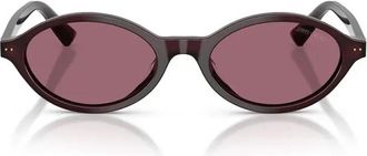 Jimmy Choo London Marais Zonnebril - Dames - Zonnebrillen - Paars - 51 MM - Accessoires
