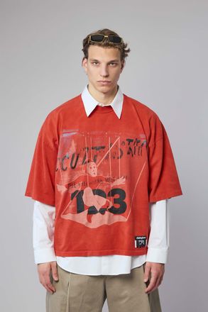 RRR123 Left Out Vintage Tee Red