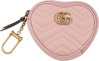 Gucci Pink Leather Coin Purse/Coin Case (Pre-Owned)