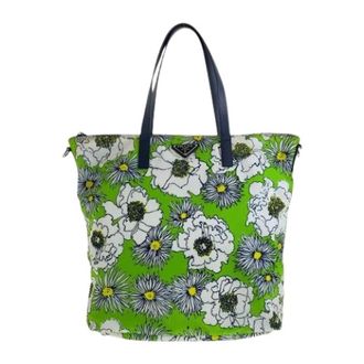 Prada Pre-owned Tote Bags, female, Multicolor, Size: ONE SIZE Pre-owned Tessuto Nylon Tote Bag