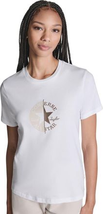 Converse Half & Half T-Shirt in White 10A at Nordstrom, Size Medium