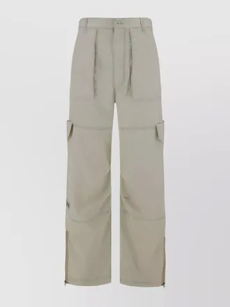 Acne Studios adjustable hem cargo pants contrast stitching