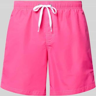 Sundek Badehose mit elastischem Bund Modell UNI SHORTS NEON in Pink, Gr&ouml;&szlig;e XXL