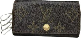Louis Vuitton Pre-owned Accessories, female, Brown, Size: ONE SIZE Pre-owned Leather Key-holder