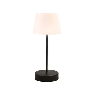 Wonderlamp L&aacute;mpara de mesa port&aacute;til recargable con base en negro &oslash;13cm