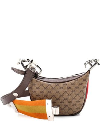 Gucci Attache Shoulder Bag Micro GG Coated Canvas Mini hobo bag - Brown