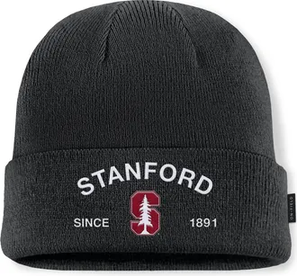 Nike Stanford 2025 Military Appreciation Nike Mens College Cuffed Beanie in Black | NC3600ASDN-6JR