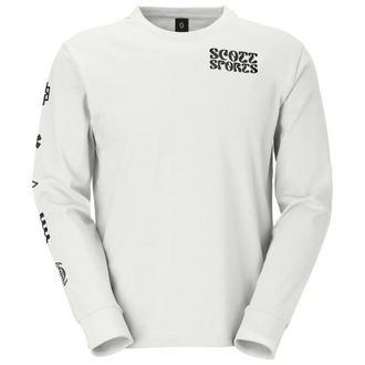 Scott Tee Graphic L/S Longsleeve f&uuml;r Herren | wei&szlig;