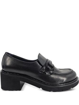 Madison.Maison buckle-detail loafers - Black
