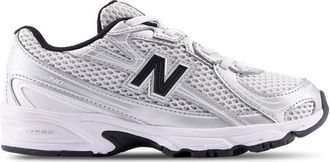 New Balance Boys 740 - Preschool Running Shoes White/Silver Metallic/Black Size 11.0