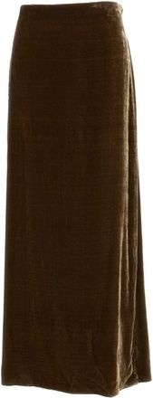 P.A.R.O.S.H. Ravel Maxi Rok - Dames - Maxi Rokken - Bruin - XS - Rokken