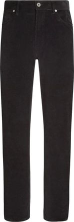 Ermenegildo Zegna Cashco Roccia corduroy trousers - men - Cotton/Elastane/Cashmere - 33 - Black