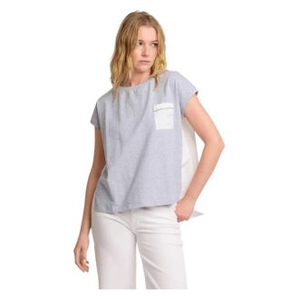 Kocca T-Shirts, female, Gray, Size: XL T-shirt con taschino