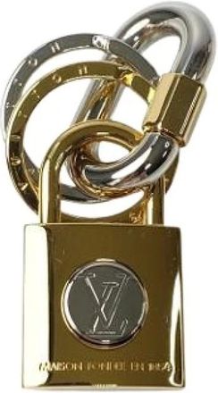 Louis Vuitton Vintage Accessories, unisex, Yellow, ONE SIZE, Pre-owned Vintage Keyring