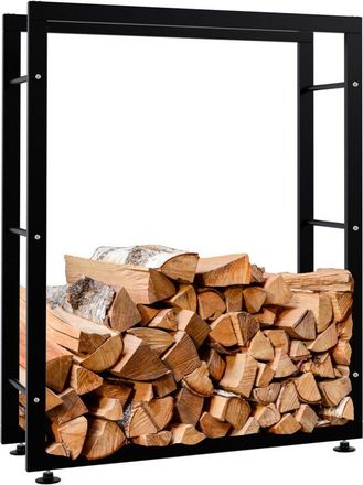 Clp Clp - Le&ntilde;ero Keri De Metal Negro Negro 25x80x100 Cm