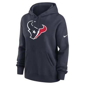 Nike Houston Texans Club Nike Womens NFL Pullover Hoodie in Blue | 00Z541L9H-LT3