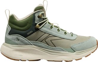 Keen Womens Leiki Waterproof Leather Hiking Boots Green 8.5