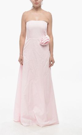 Bernadette Strapless CASWEL Cotton-Blend Dress Bernadette
