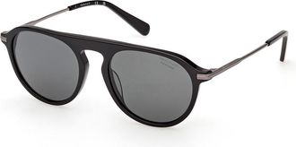 GANT GA00039 Polarized 01D Mens Sunglasses Black Size 52