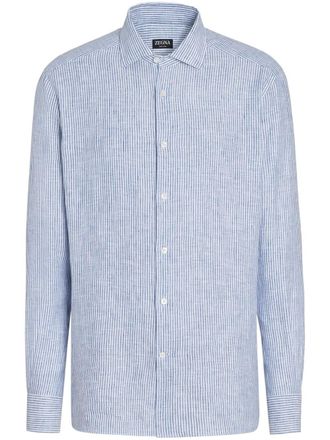 Ermenegildo Zegna Camicia Oasi a righe - Bianco