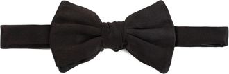 Giorgio Armani Zwarte Zijden Vlinderdas Heren Accessoires - Heren - Accessoires - Zwart - ONE Size - Accessoires