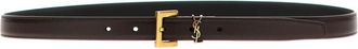 Saint Laurent Dames, Accessoires, Bruin, Maat: 90 CM Leer