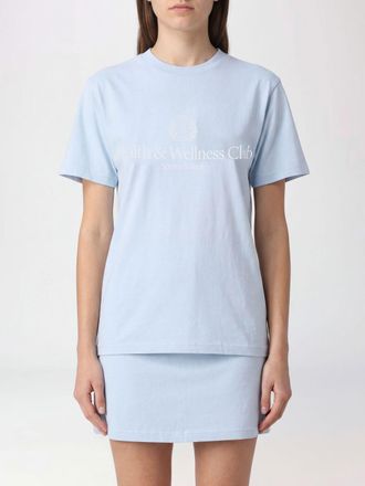 Sporty & Rich T-shirt H & W in cotone con stampa slogan