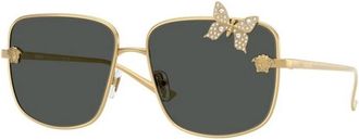 Versace Authentieke Premium Bril met Topkwaliteit - unisex - Zonnebrillen - Geel - 59 MM - Accessoires