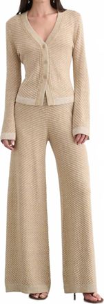 Toccin Lilibet Flared Pull-On Pants In Driftwood