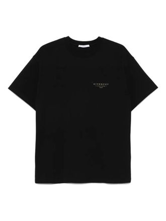 Givenchy Cotton T-Shirt With Stamp Print