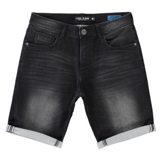 Cars Jeans Jeansshorts CARS JEANS SEATLE Short, Herren, Gr. XL, N-Gr, schwarz (schwarz used), Web, Obermaterial: 86% Baumwolle, 13% Polyester, 1% Elasthan, unifa
