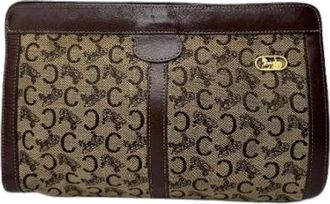 Celine Pre-owned Vintage Carriage Monogram Clutch - - Pre-owned - Donna - Marrone - ONE SIZE