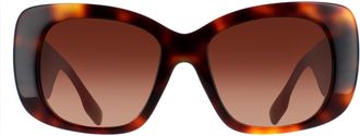 Burberry Square Womens Light Havana Brown Gradient BE4410 - One Size