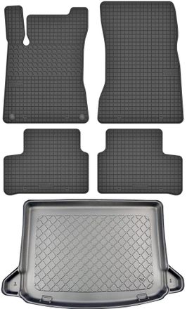 OEM Juego De Alfombrillas De Goma Para Coche Y Maletero Para Mercedes Clase A W177 250 E Hatchback Desde Agosto De 2019
