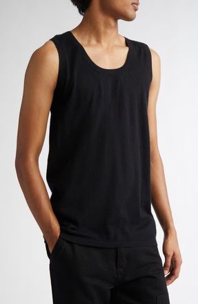 Frenckenberger Cashmere Tank in Black at Nordstrom, Size Medium
