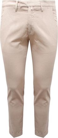 BRIGLIA 1949 Pantalone Slim Cotton/Lyocell Broeken - Heren - Chinos - Beige - S - Katoen - Broeken