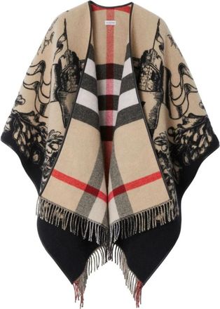 Burberry Capes - Dames - Ponchos - Veelkleurig - ONE Size - Jassen