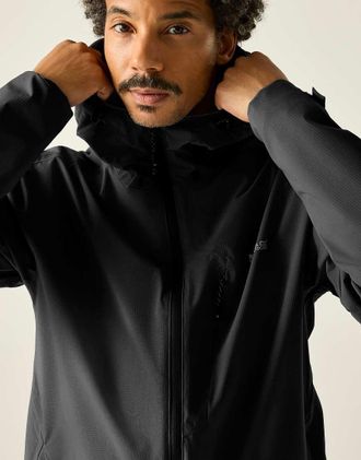 Regatta Waterproof - Oklarna - Giacca impermeabile nera-Nero