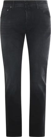 Jacob Cohen Jeans con cintura - Nero