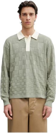 Filling Pieces Rugby Sweater - Heren - Ronde hals truien - Groen - XL - Polyester - Truien & Vesten
