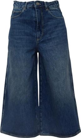 SOEUR Joyce Bermuda - Dames - Loose Fit Jeans - Blauw - 3XS - Katoen - Jeans