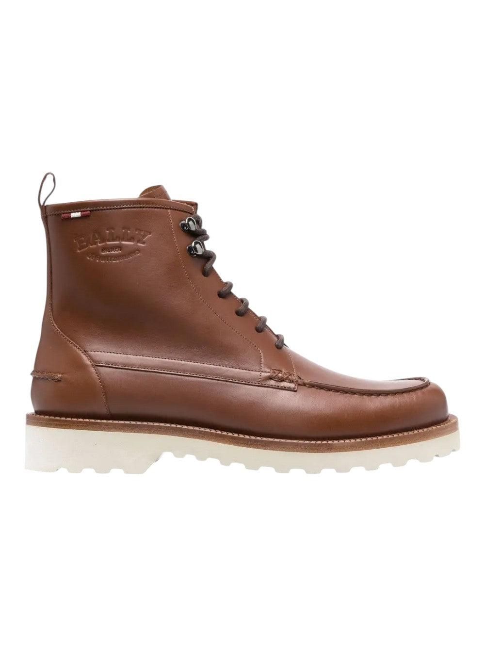 Bally バリームートンブーツ　サイズ38.5 ウィメンズラグジュアリーシューズ：レザーのハイヒール、ブーツ