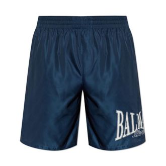 Balmain Beachwear, male, Blue, Size: 2XL Swim Shorts