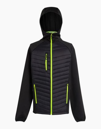 Regatta Mens Regatta Mens Navigate Quilted Hybrid Jacket - Black - Size: 44/Regular