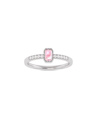 Sabrina Designs 14K 0.38 Ct. Tw. Diamond & Pink Tourmaline Ring