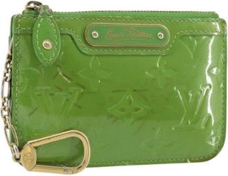 Louis Vuitton Pre-owned Wallets, female, Green, Size: ONE SIZE Pre-owned Leather Wallet