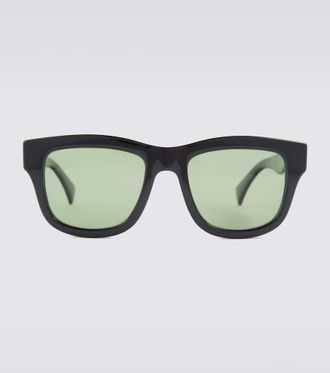 Gucci Occhiali da sole squadrati in acetato
